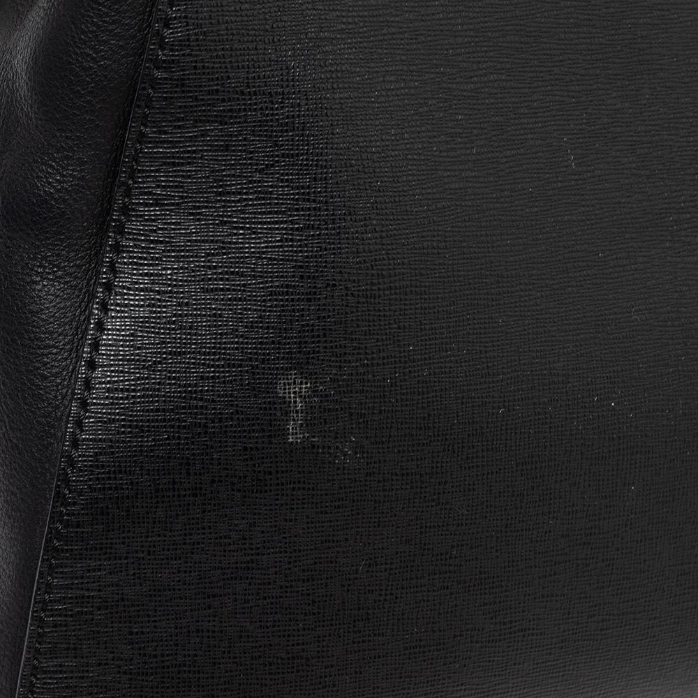 Fendi Black Leather Medium 2Jours Tote 5