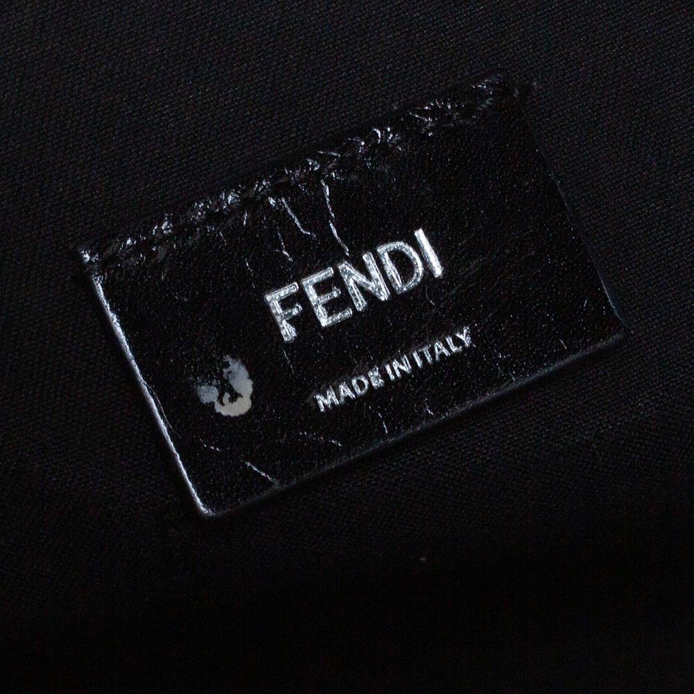 Fendi Black Leather Medium By The Way Boston Bag 3