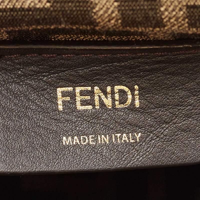 Fendi Black Leather Medium First Shoulder Bag 8