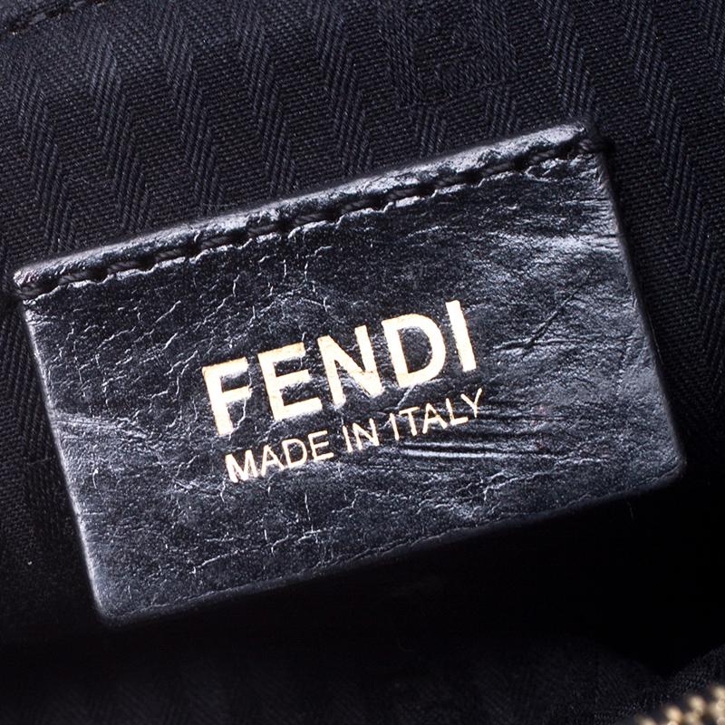 Fendi Black Leather Mini 2Jours Tote 6