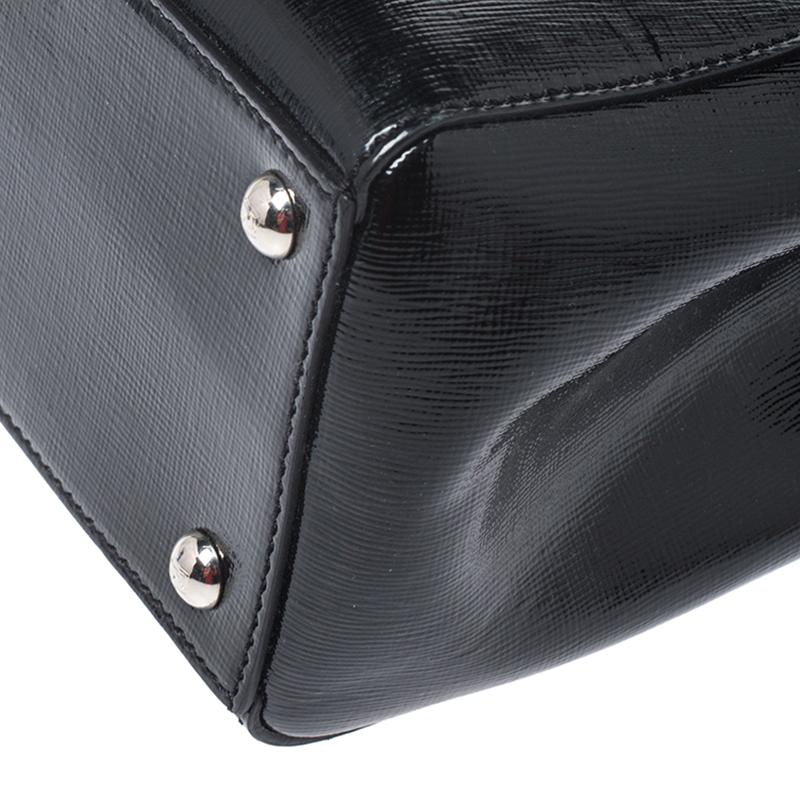 Fendi Black Leather Mini 2Jours Tote 1