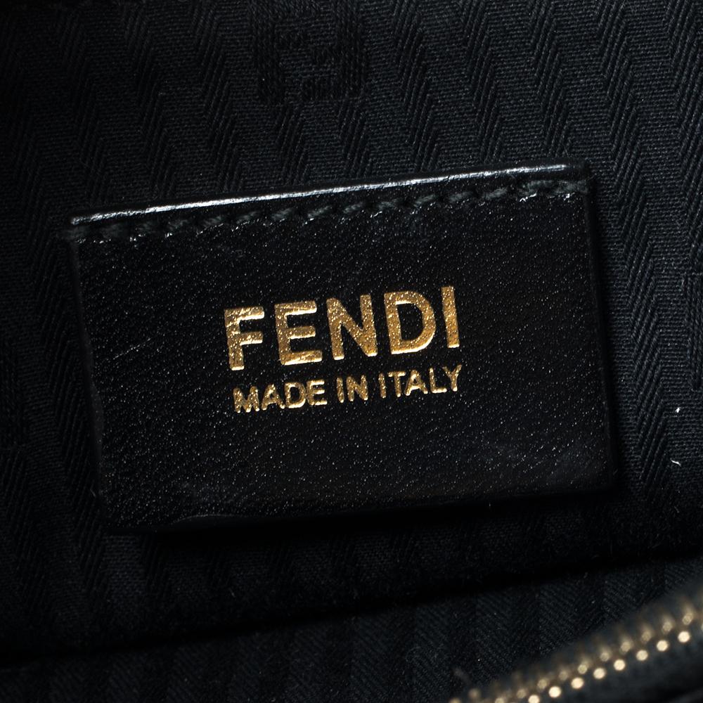 Fendi Black Leather Mini 2jours Tote 4