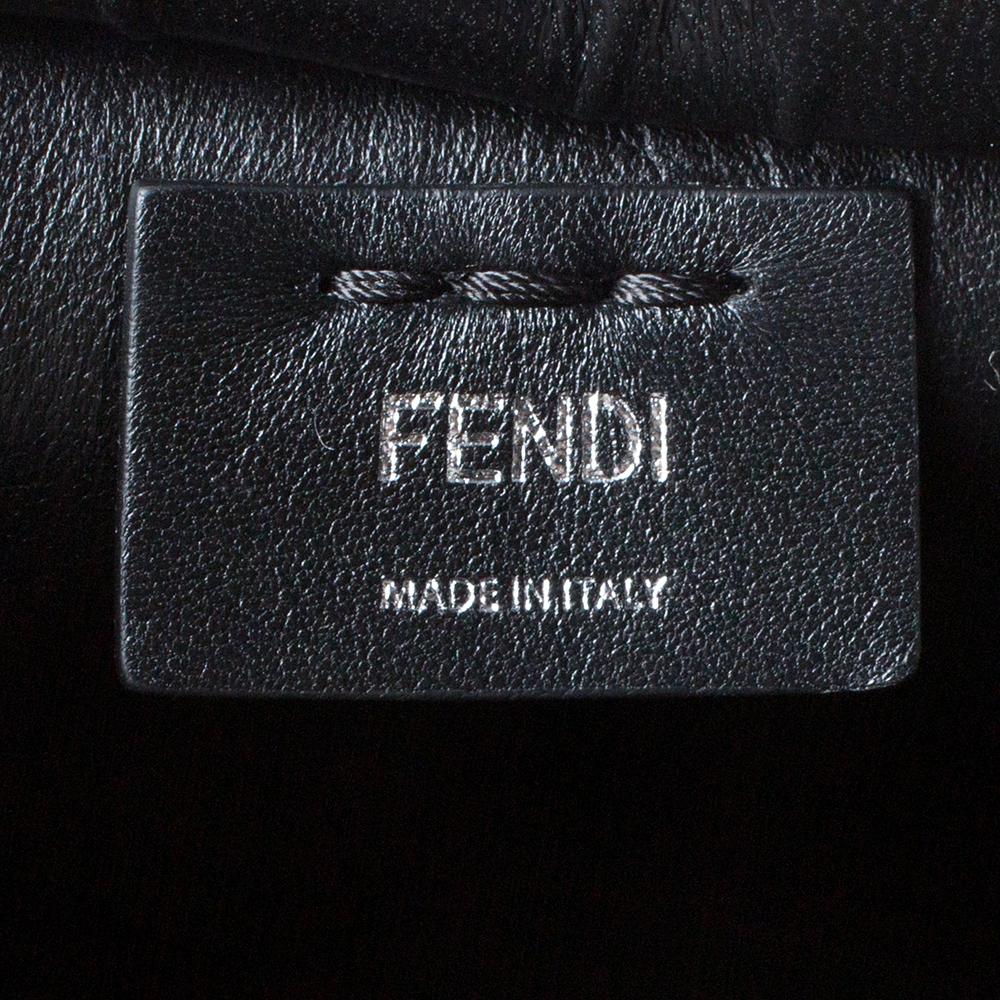 Women's Fendi Black Leather Mini 3Jours Tote