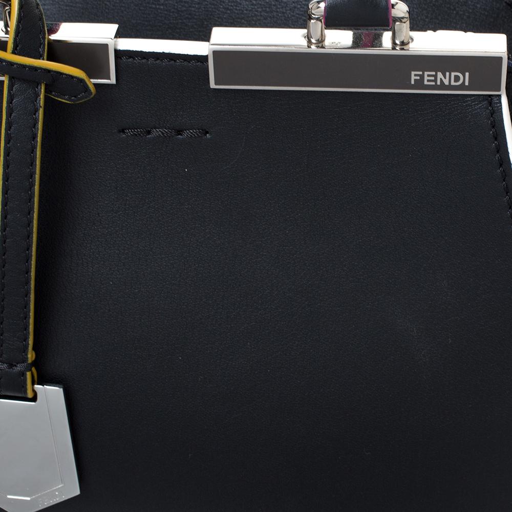 Fendi Black Leather Mini 3Jours Tote 5