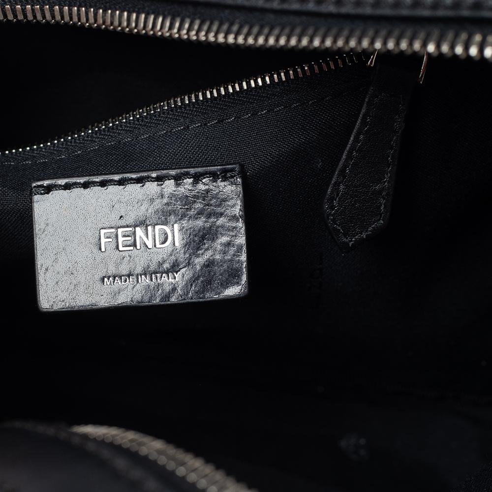 Women's Fendi Black Leather Mini By The Way Backpack