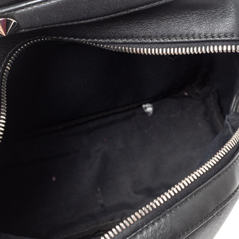 Fendi Black Leather Mini By The Way Backpack 1