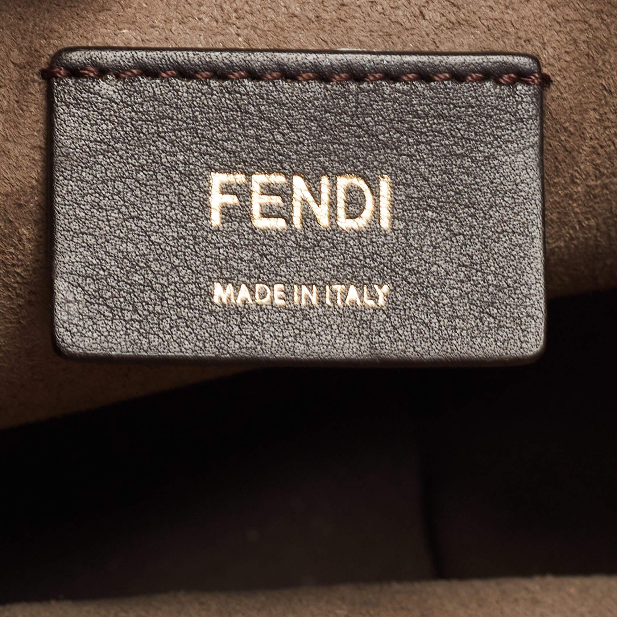 Fendi Black Leather Mini Mon Tresor Bucket Bag 5