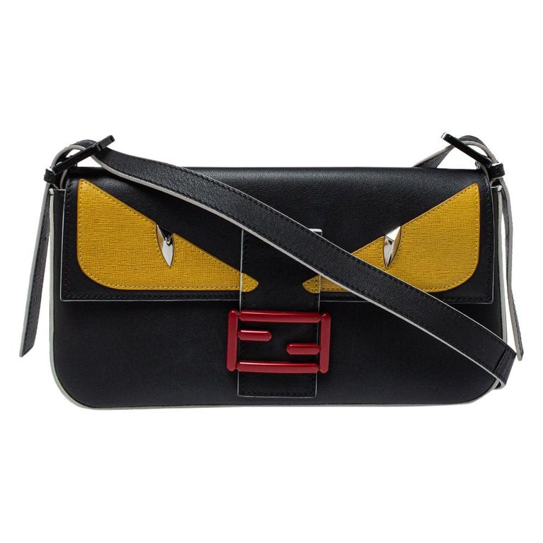 Fendi Leather Monster Baguette Mania Bag at 1stDibs | manai bag, fendi monster baguette