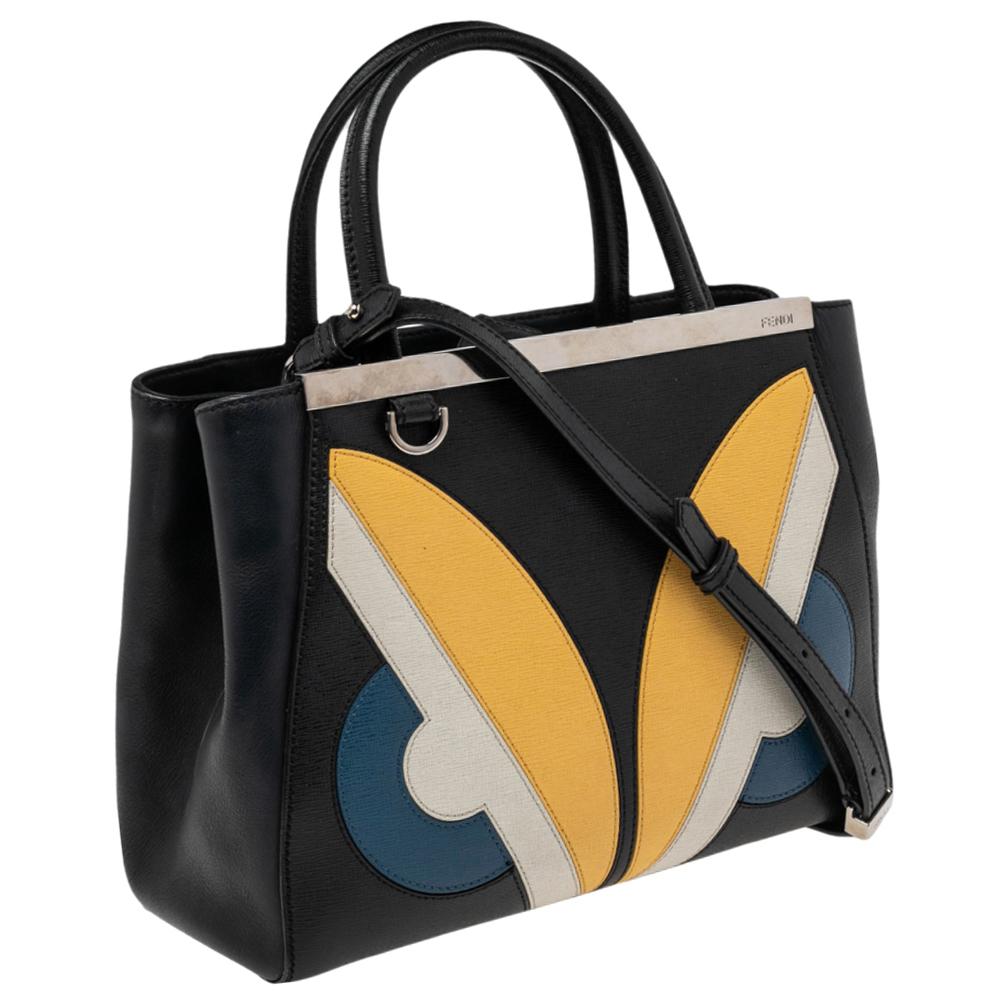 Fendi's 2Jours tote is one of the most iconic designs from the label and it still continues to receive the love of women around the world. Crafted from black leather, the bag features double-rolled handles and the monster eyes' detail. It is also