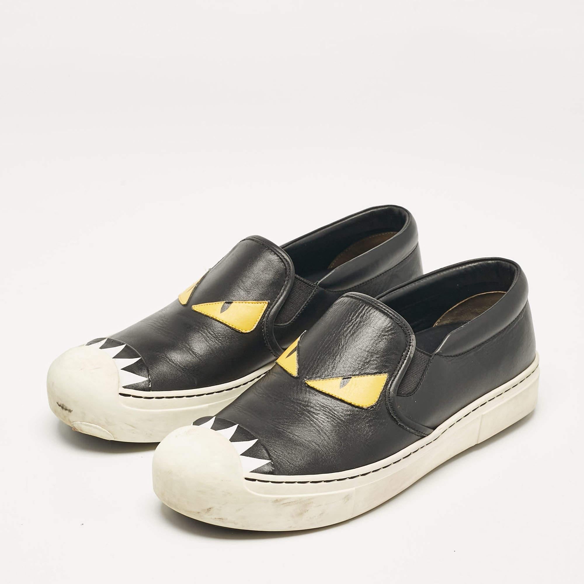 Coming in a classic silhouette  these designer sneakers are a seamless combination of luxury  comfort  and style. These sneakers are finished with signature details and comfortable insoles.