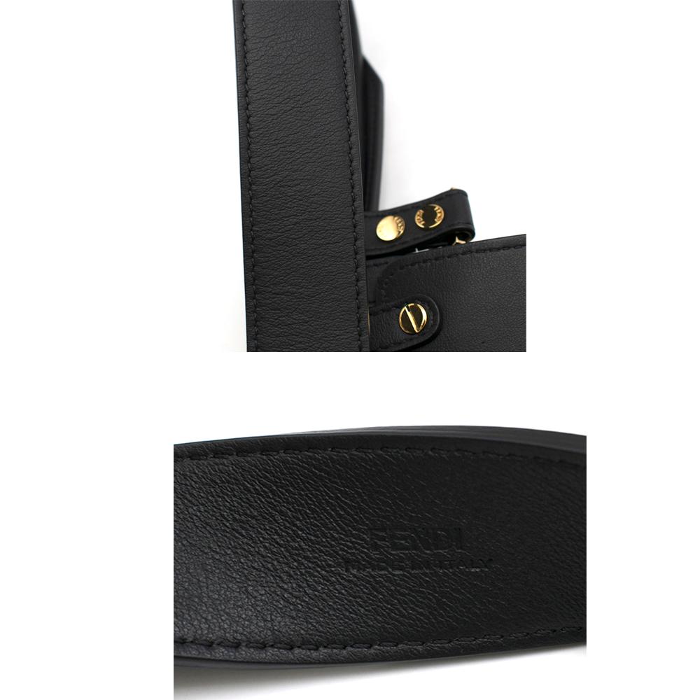 Women's or Men's Fendi Black Leather Multi-Tool Belt Bag - New Season One size