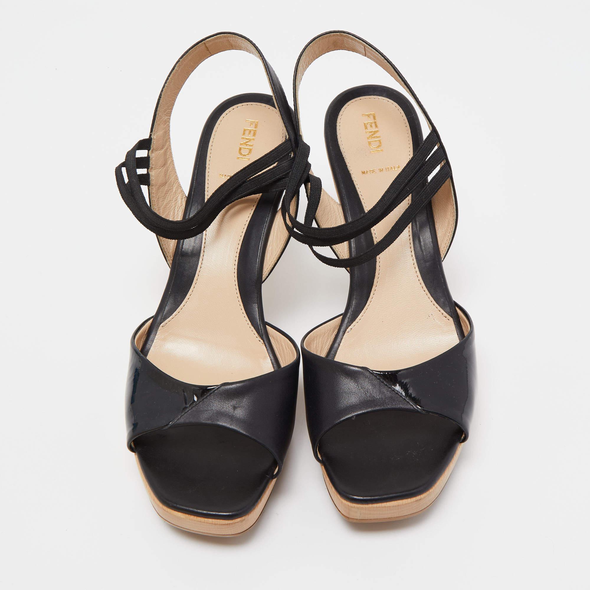 Wear these designer sandals to spruce up any outfit. They are versatile, chic, and can be easily styled. Made using quality materials, these sandals are well-built and long-lasting.

Includes: Original Box, Extra Heel Tips

