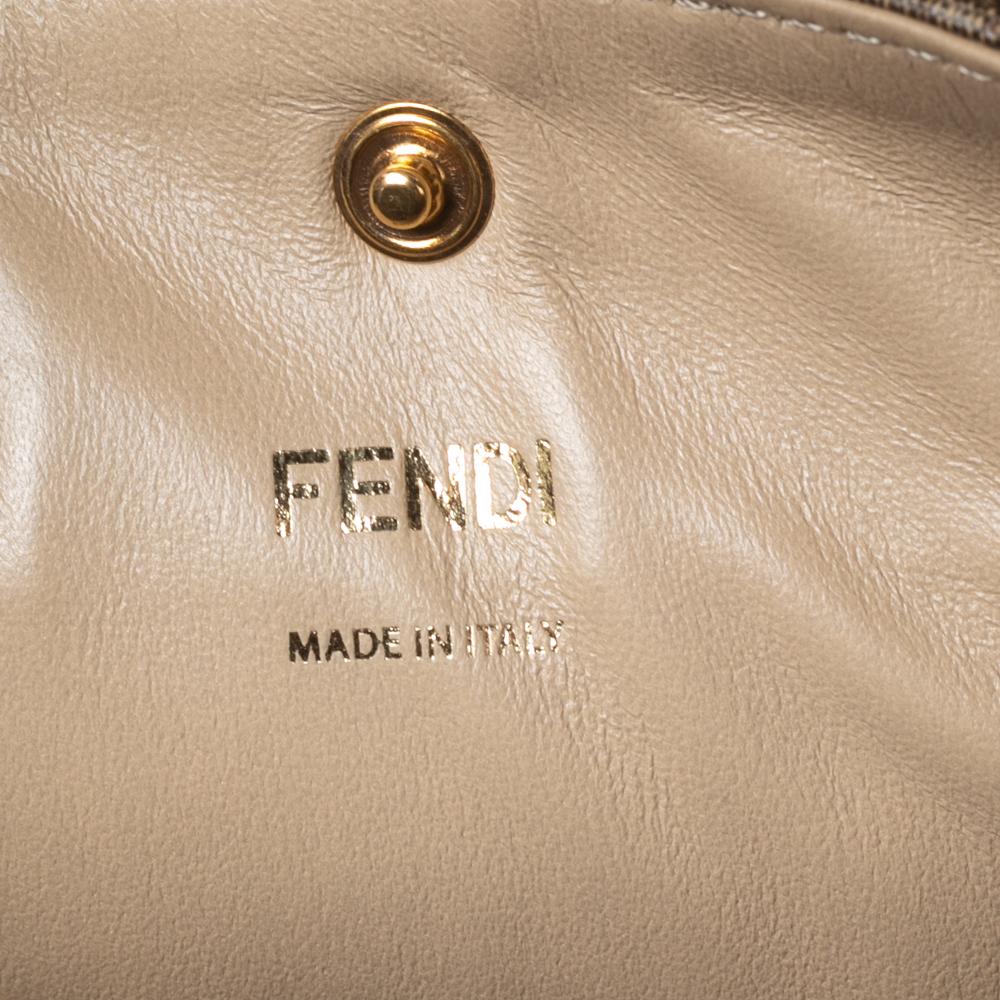Fendi Black Leather Peekaboo X Lite Top Handle Bag 6
