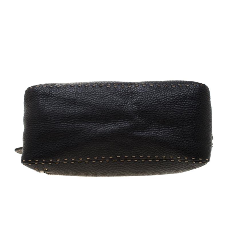 Fendi Black Leather Shoulder Bag 1