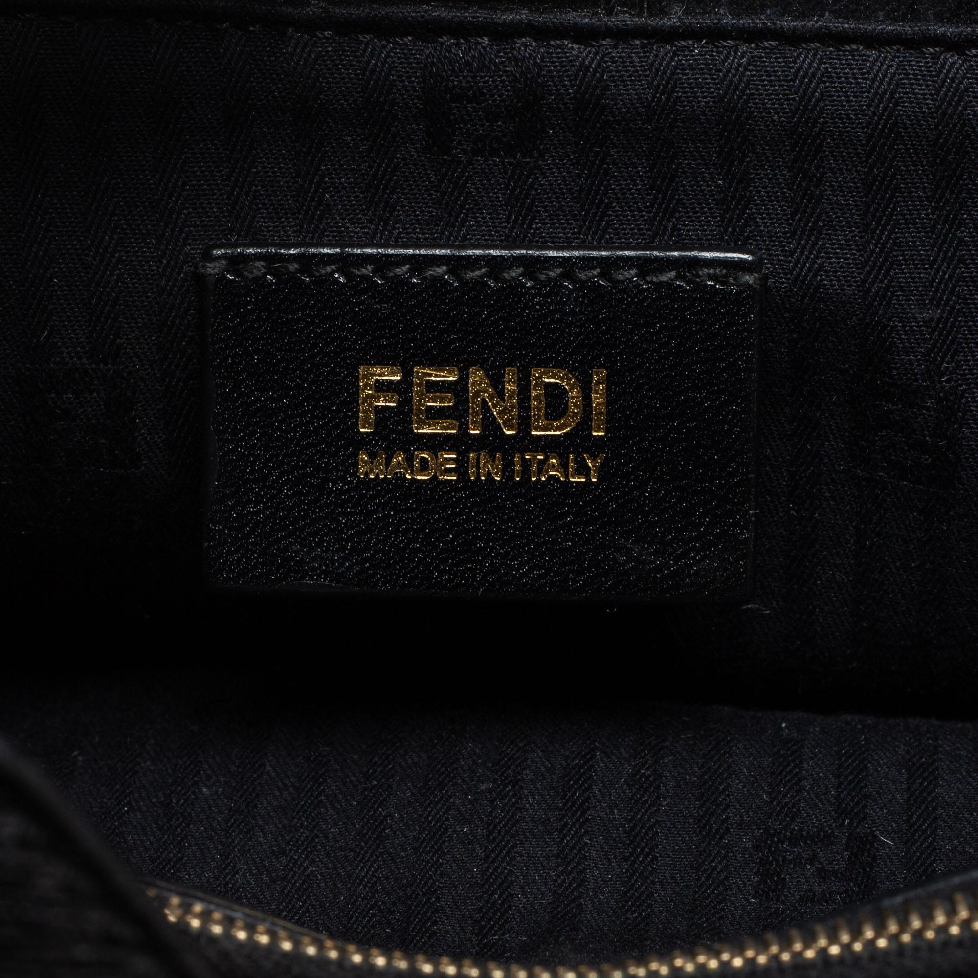 Fendi Black Leather Small 2Jours Tote 6