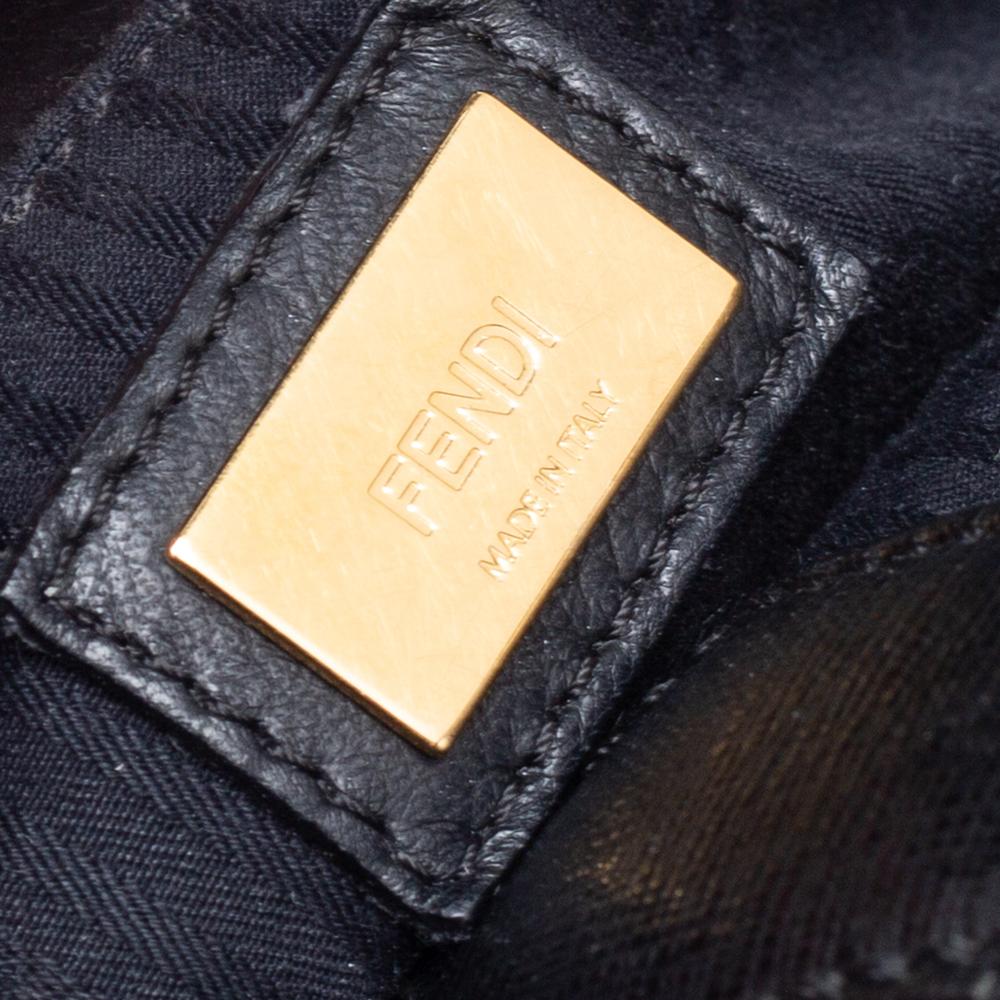 Fendi Black Leather Small 2Jours Tote 2