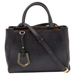 Fendi Tote piccola 2Jours in pelle nera