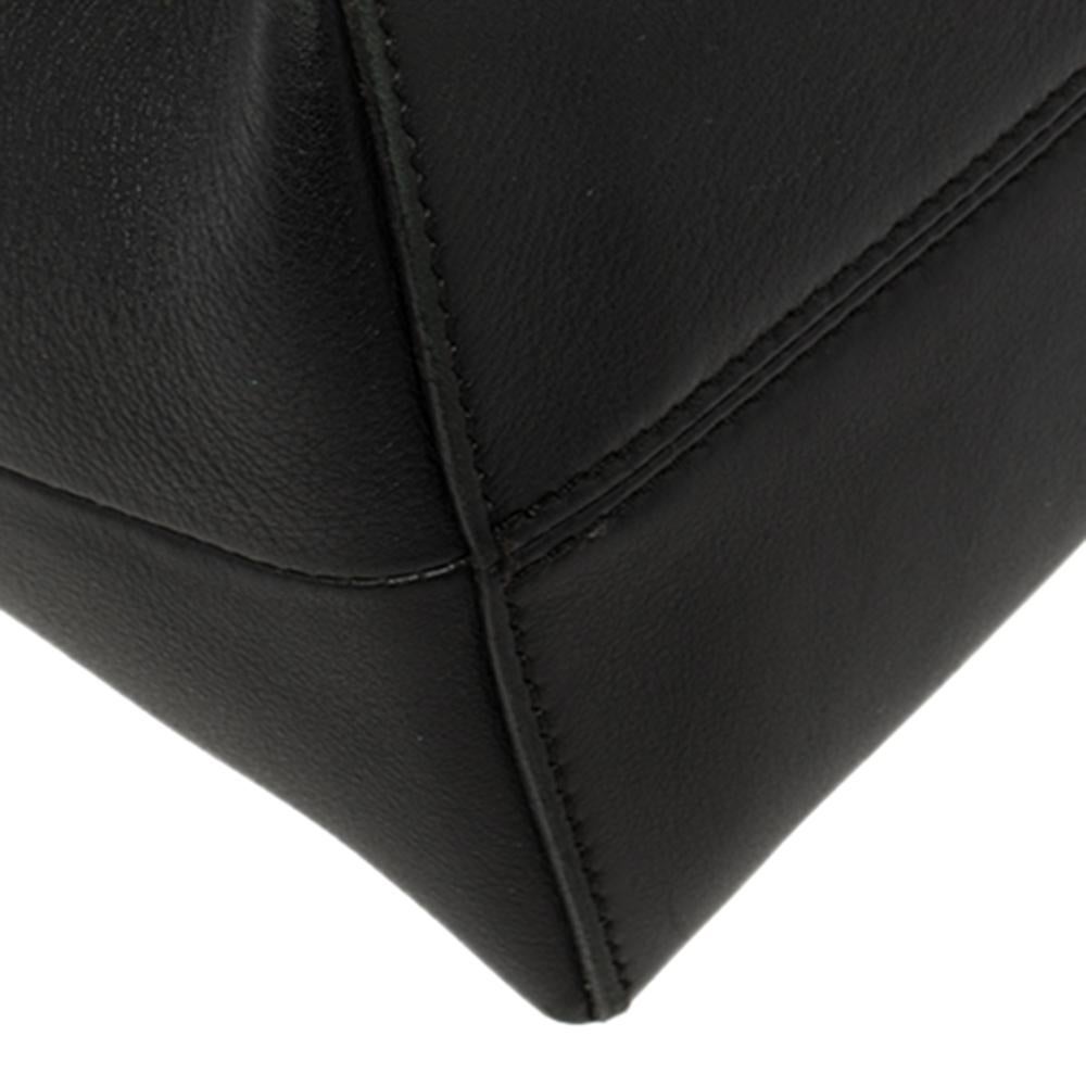 Fendi Black Leather Small By The Way Boston Bag 3