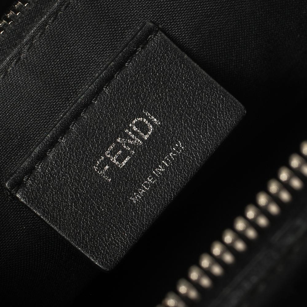 Fendi Black Leather Small By The Way Boston Bag 4