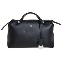 Fendi Black Leather Small By The Way Shoulder Bag