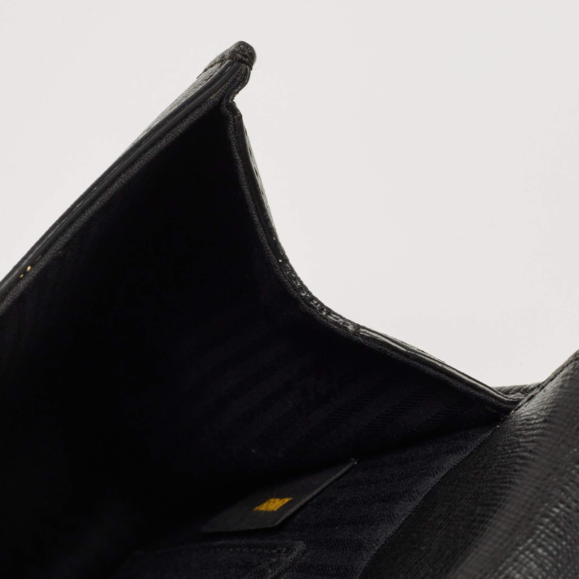 Fendi Black Leather Small Demi Jour Top Handle Bag 12