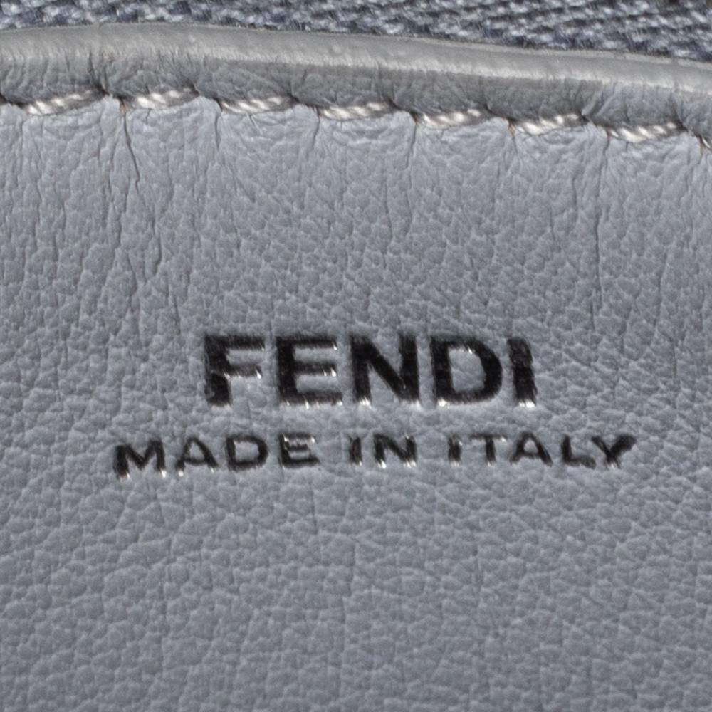 Fendi Black Leather Small Dotcom Shoulder Bag 1