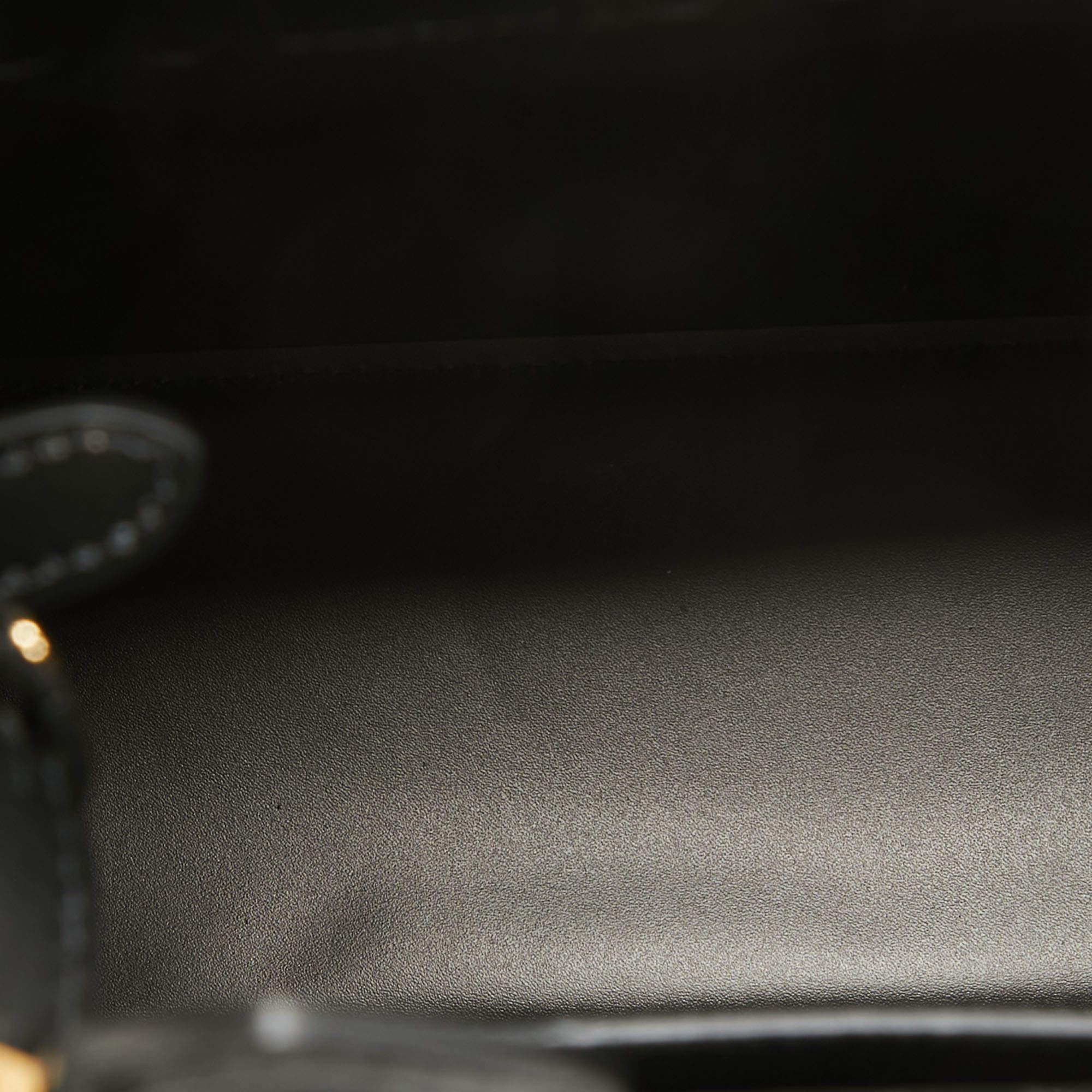 Fendi Black Leather Small Sunshine Tote For Sale 8