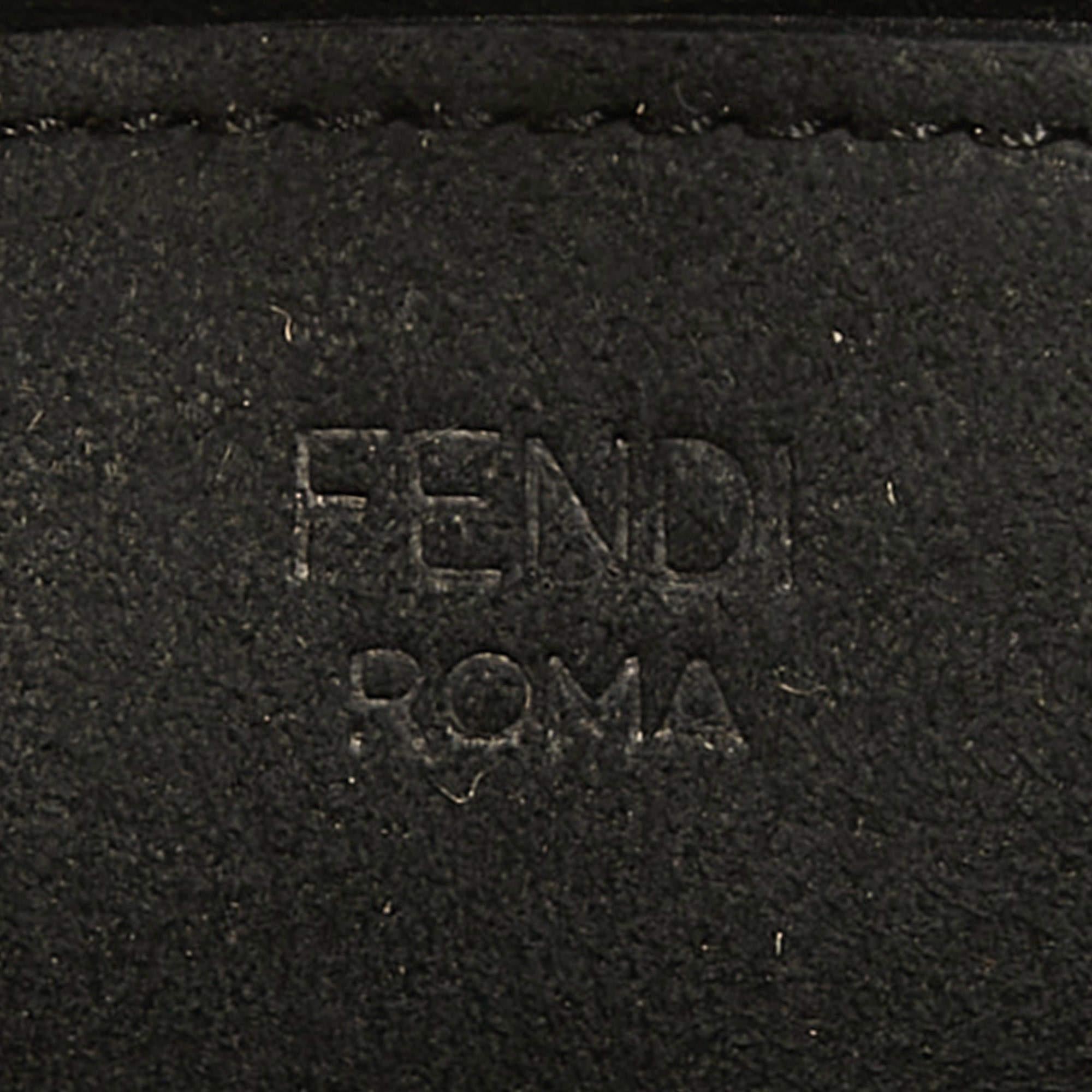 Fendi Black Leather Small Sunshine Tote For Sale 3