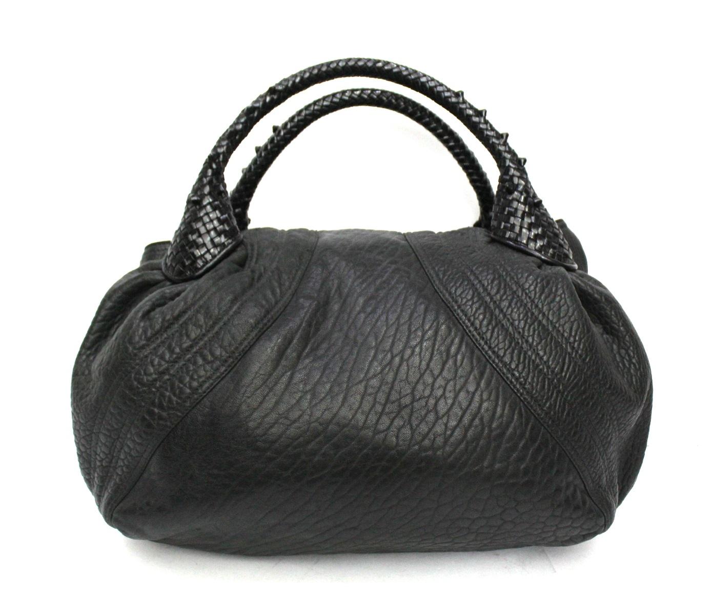 Fendi Black Leather Spy Bag In Excellent Condition In Torre Del Greco, IT