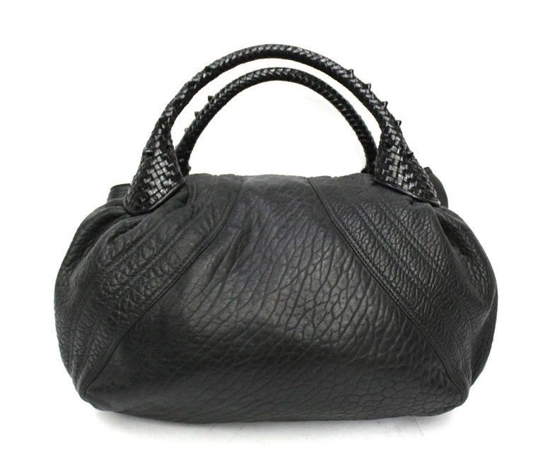 Fendi Black Leather Spy Bag at 1stDibs