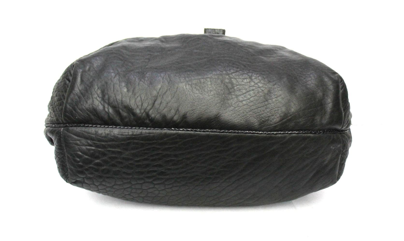 Women's Fendi Black Leather Spy Bag