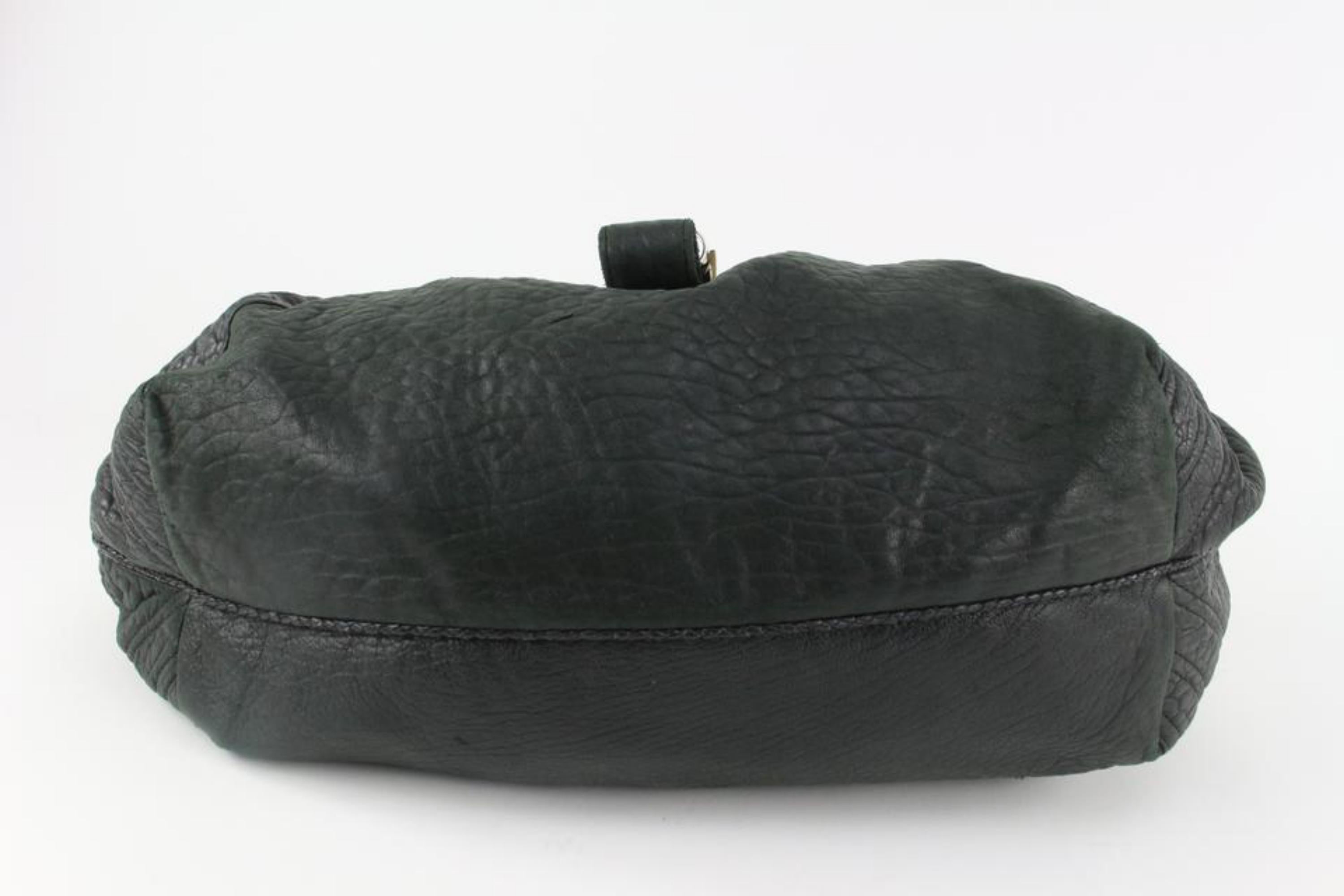 Fendi Black Leather Spy Bag Hobo 1130f21 1