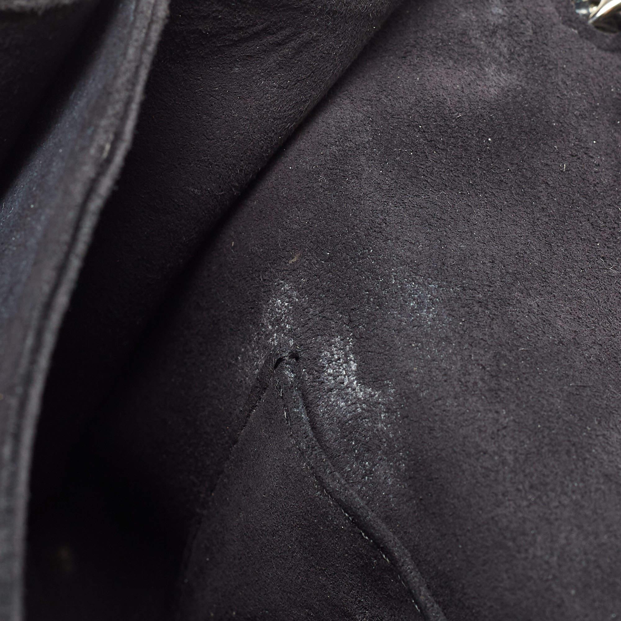 Fendi Black Leather Studded Mini Kan I Shoulder Bag For Sale 11