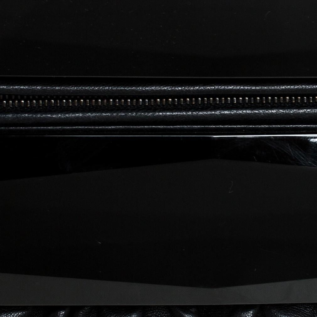 Women's Fendi Black Leather To You Convertible Clutch