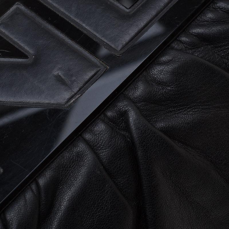 Fendi Black Leather To You Convertible Shoulder Bag 2