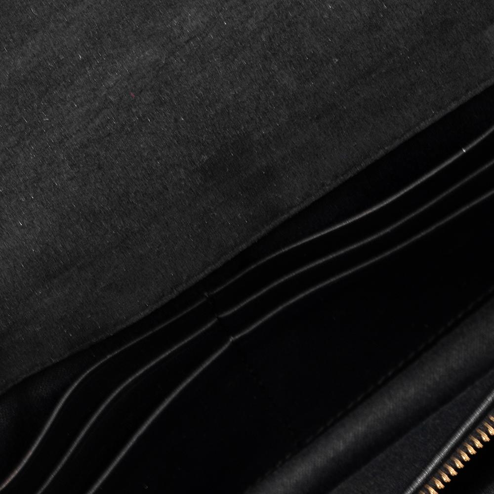 Fendi Black Leather Tube On Chain Wallet In Good Condition In Dubai, Al Qouz 2