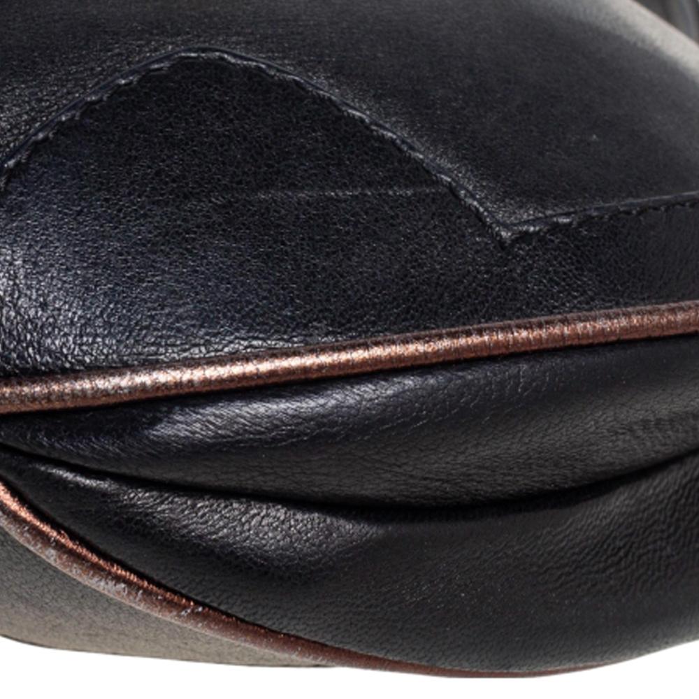 Fendi Black Leather Vanity Shoulder Bag 5