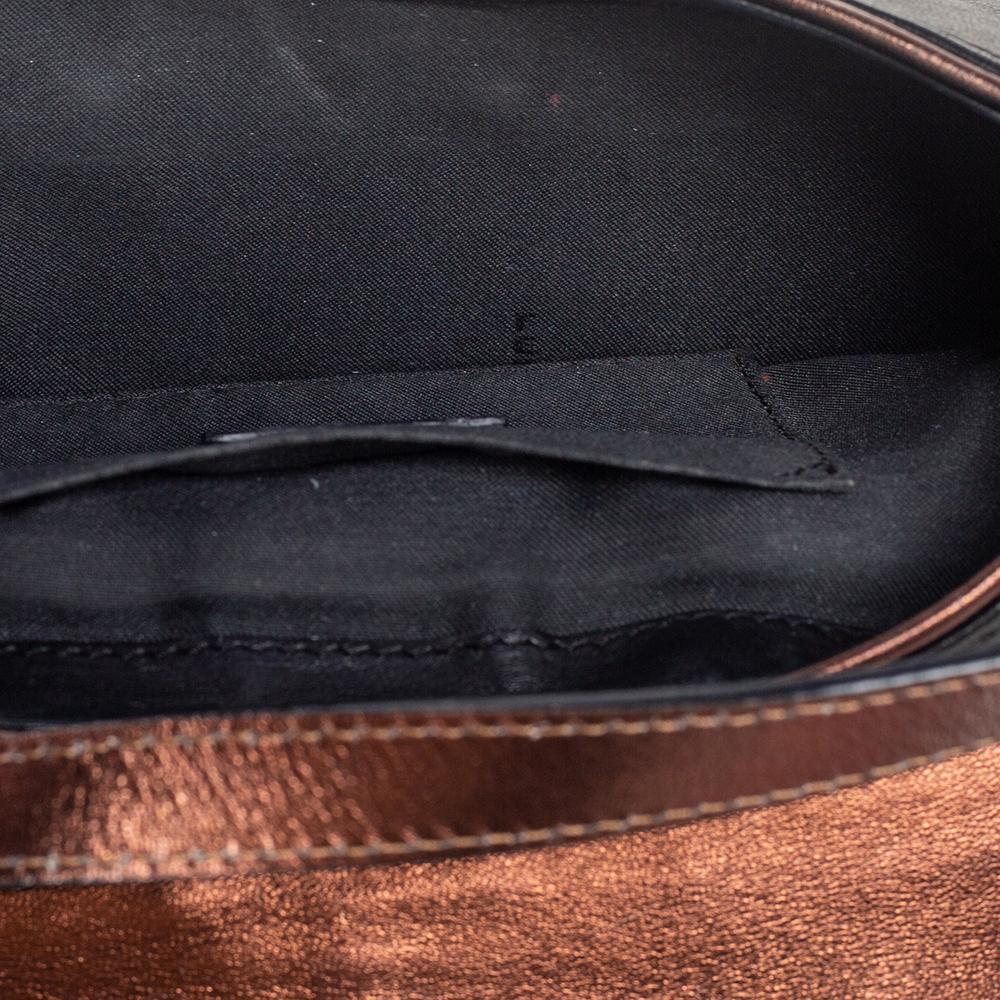 Fendi Black Leather Vanity Shoulder Bag 1