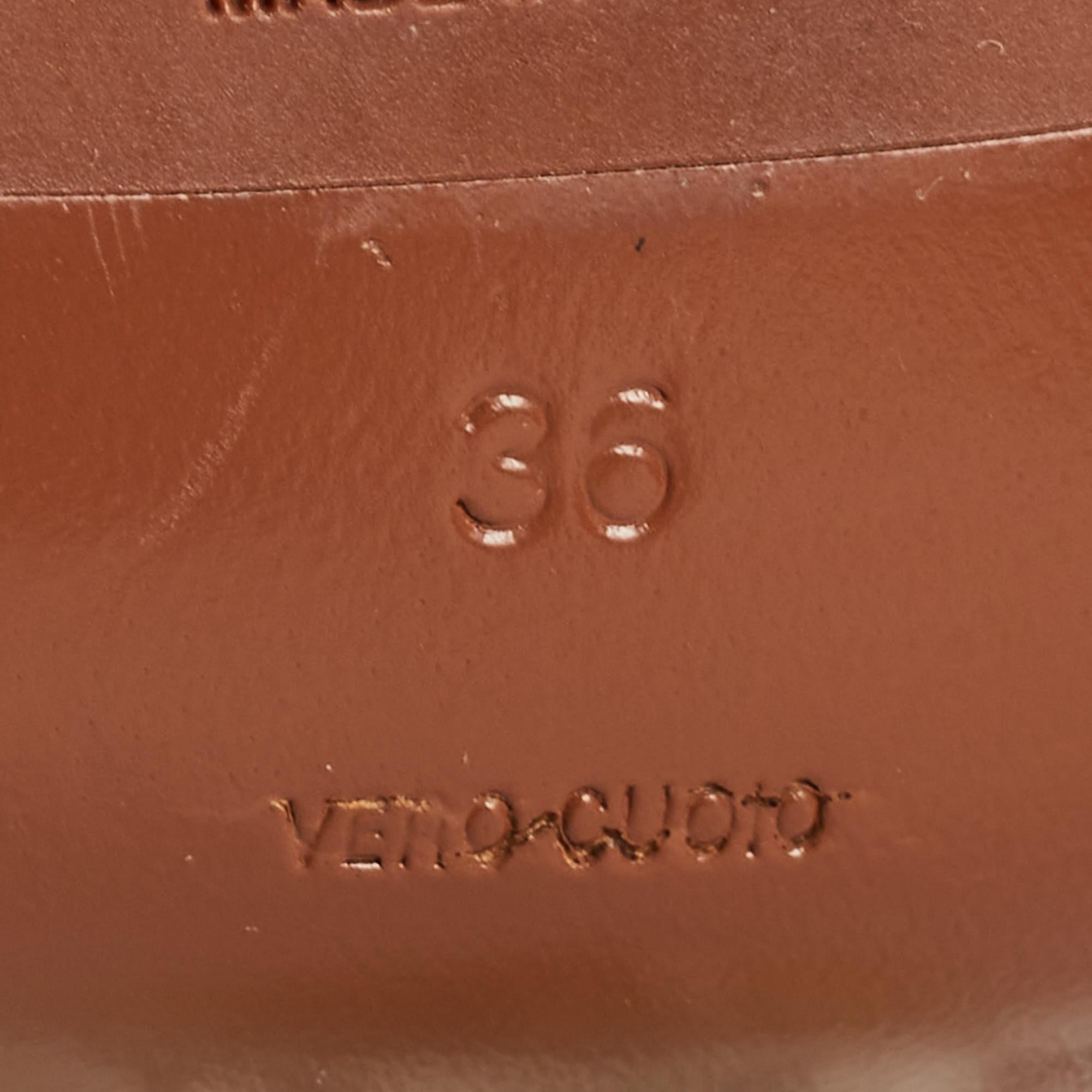 Fendi - Escarpins à talon compensé en cuir noir - Taille 36 en vente 3