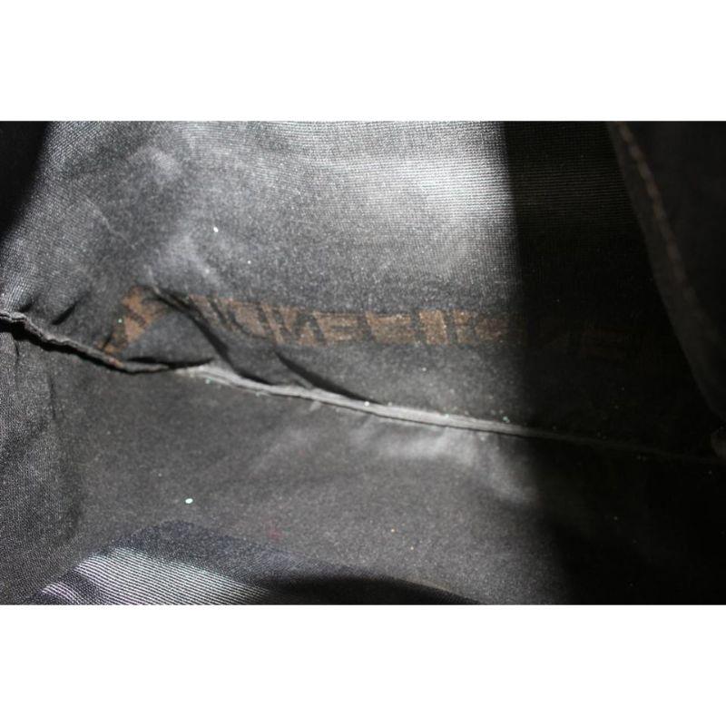 Women's Fendi Black Logo Shopper Tote Bag 104f45 For Sale