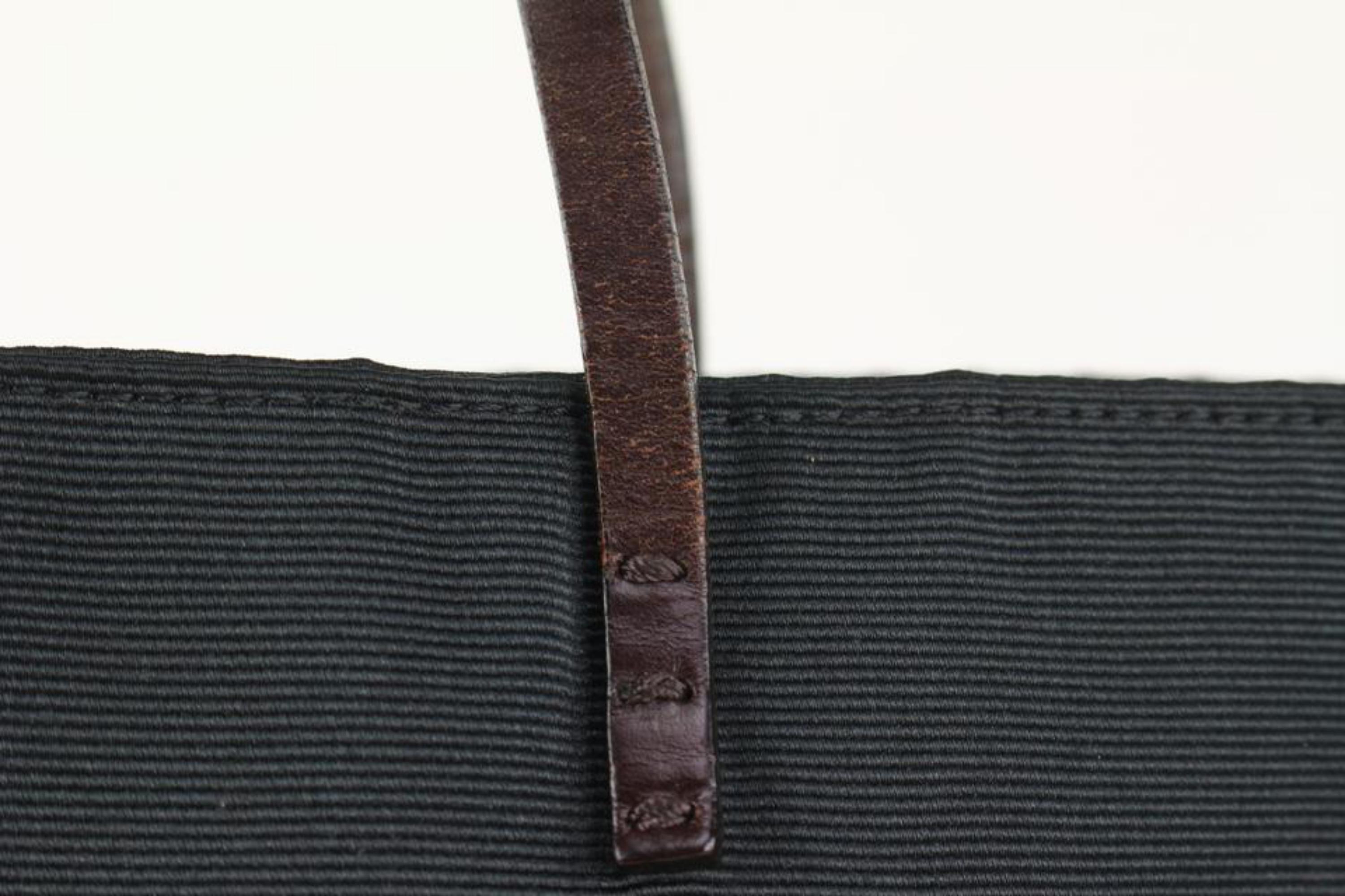 Fendi Black Logo Shopper Tote Bag 104f45 For Sale 1