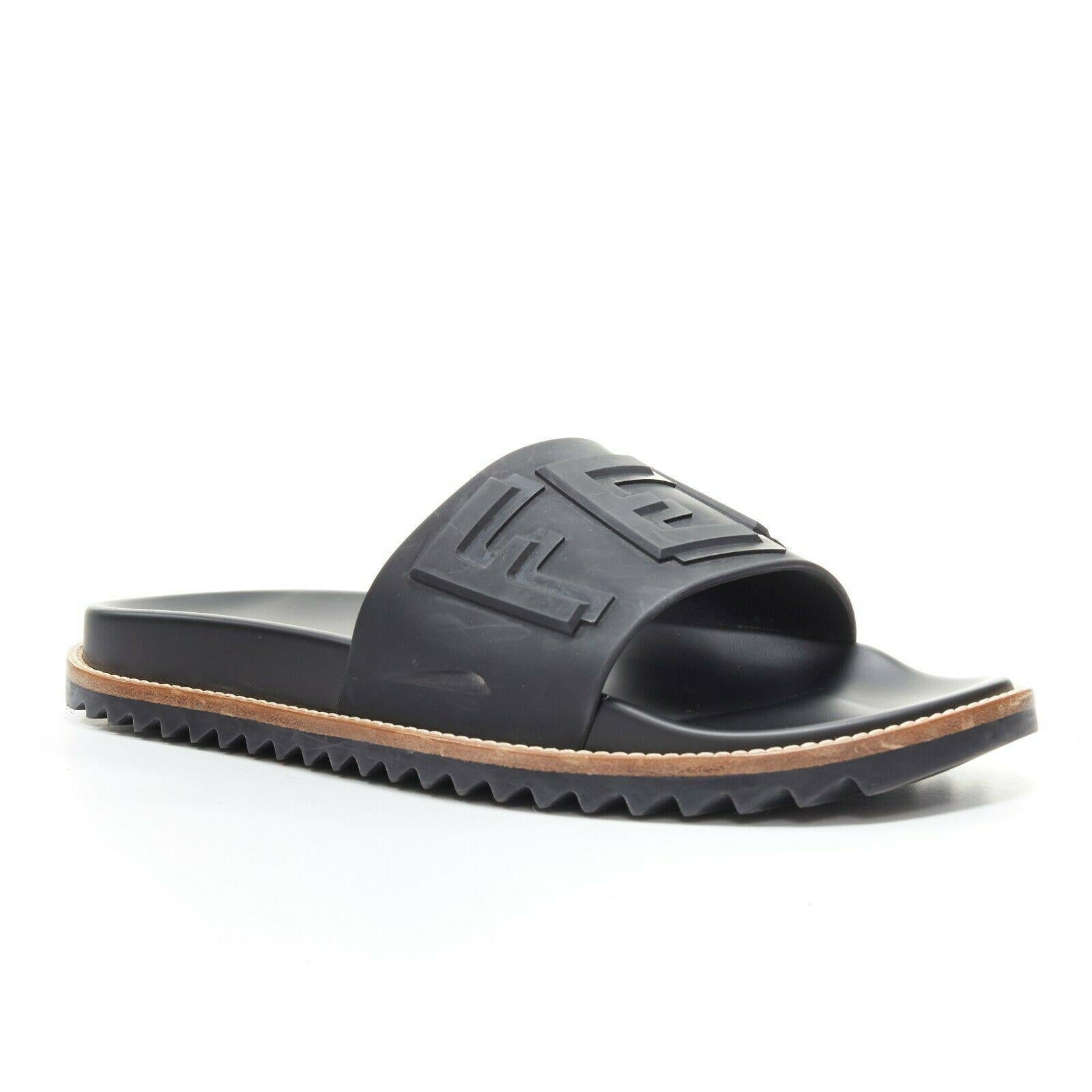 fendi rubber sandals