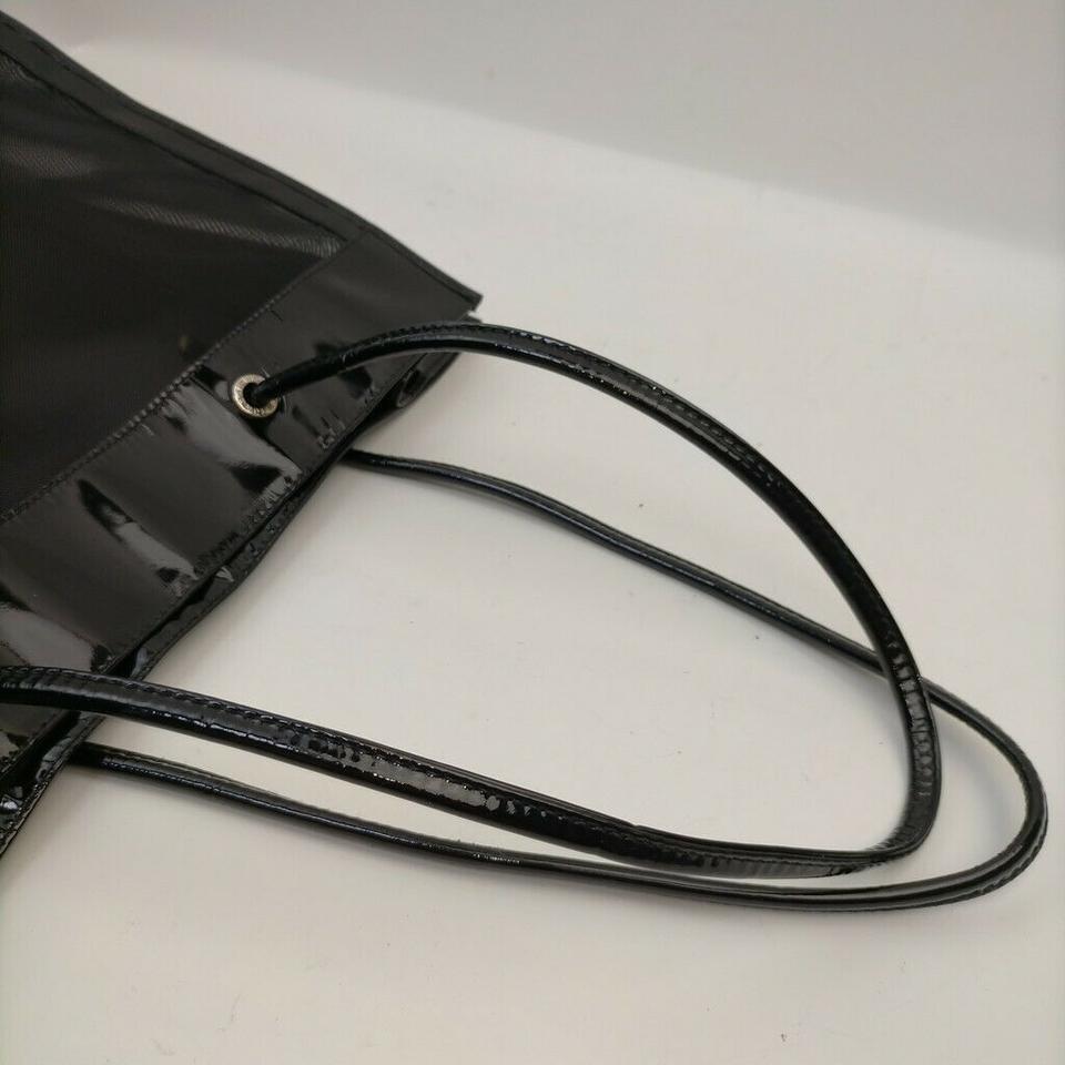 Fendi Black Mesh FF Logo Shopper Tote Bag 863431 3