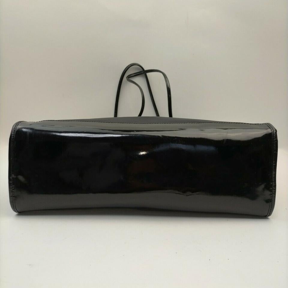Fendi Black Mesh FF Logo Shopper Tote Bag 863431 1