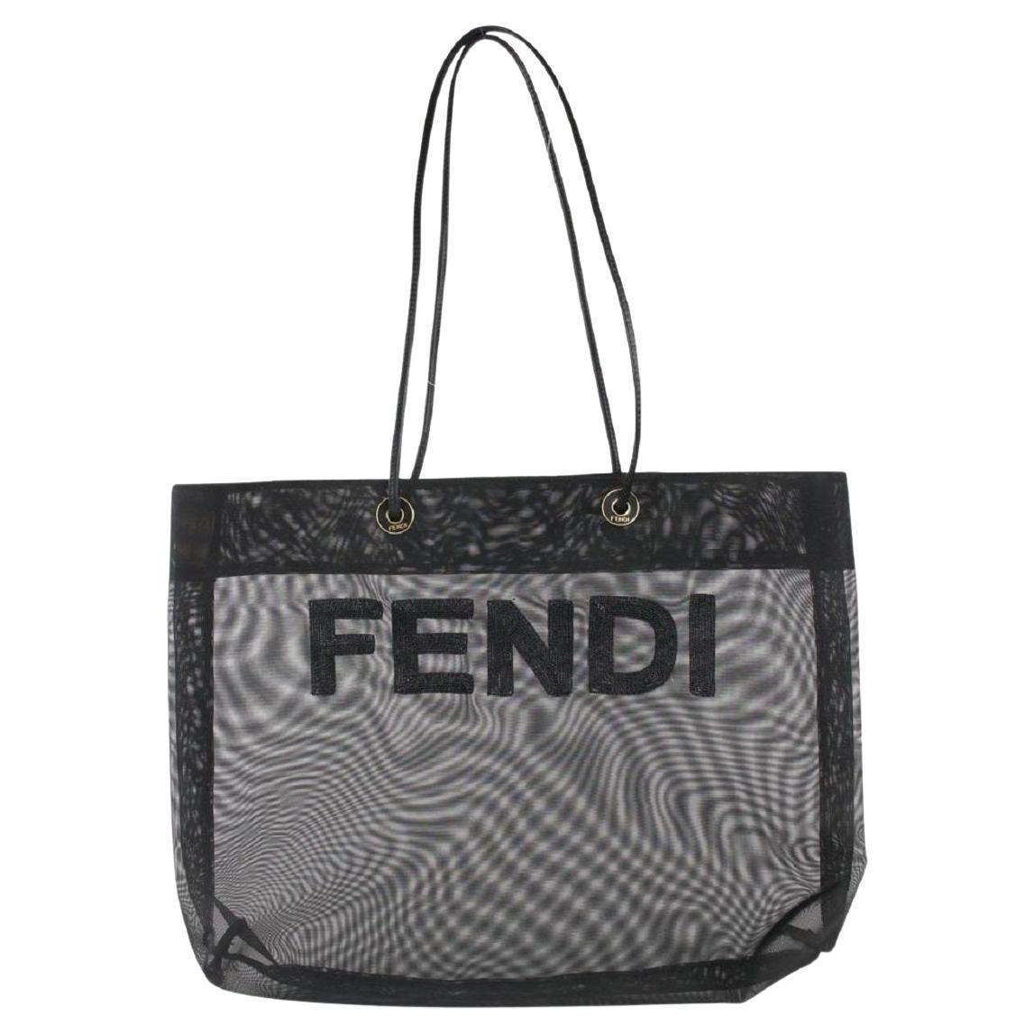 Fendi Black Leather Medium 2jours Tote For Sale at 1stDibs