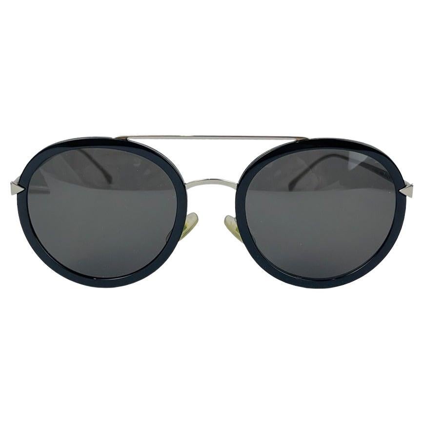 Fendi Black Metal Frame Sunglasses