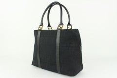 Fendi Black Monogram FF Boston 1014f26