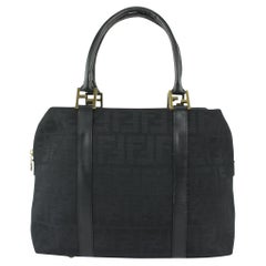 Fendi Monogramm FF Boston 1014f26, schwarz