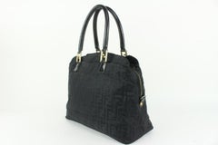 Fendi Black Monogram FF Zucca Dome Bag 927ff54
