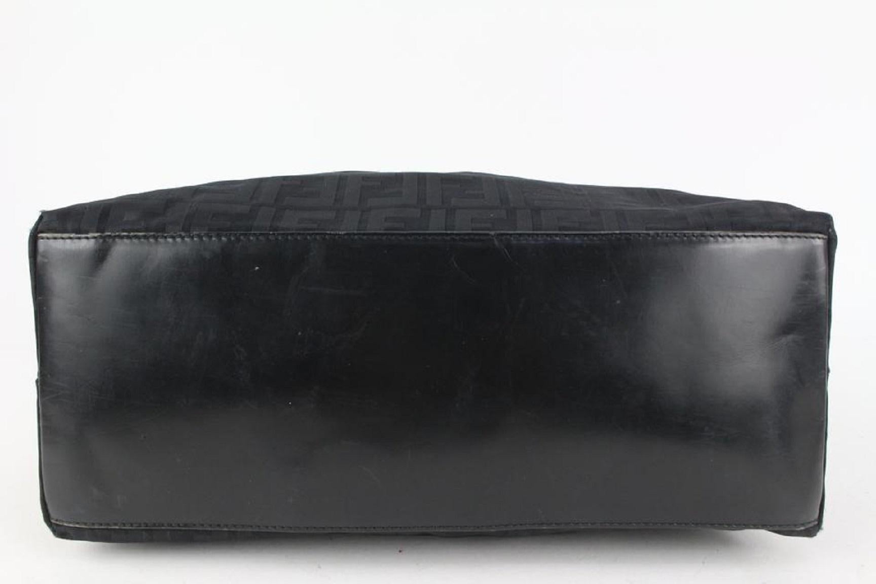 Fendi Black Monogram FF Zucca Dome Bag 927ff54 For Sale 5